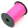 Cordeau tresse nylon rose fluo 1.5 mm 100 m