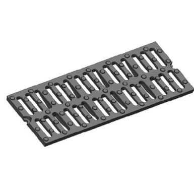 Grille fonte pour caniveau 16 x 15 250KN 75 cm