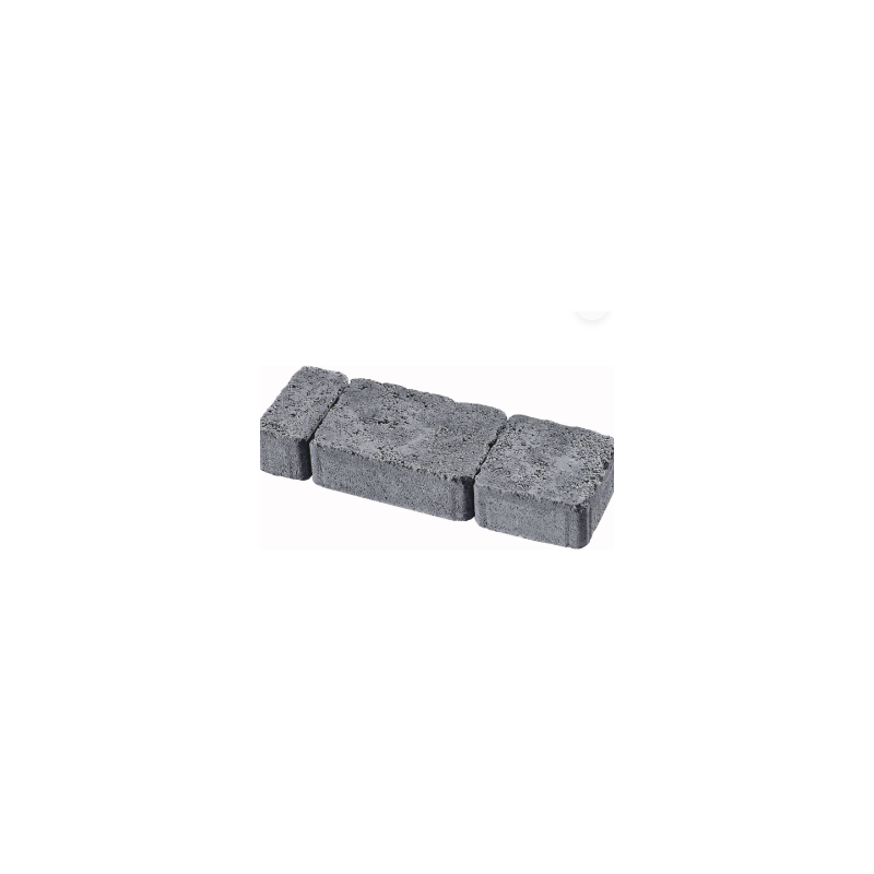 Pavé multi tépia anthracite martele ép 6 cm