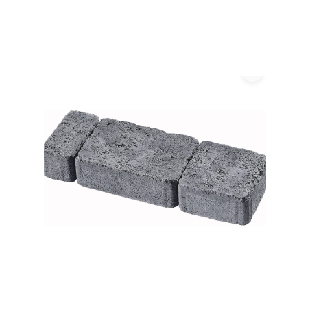 Pavé multi tépia anthracite martele ép 6 cm