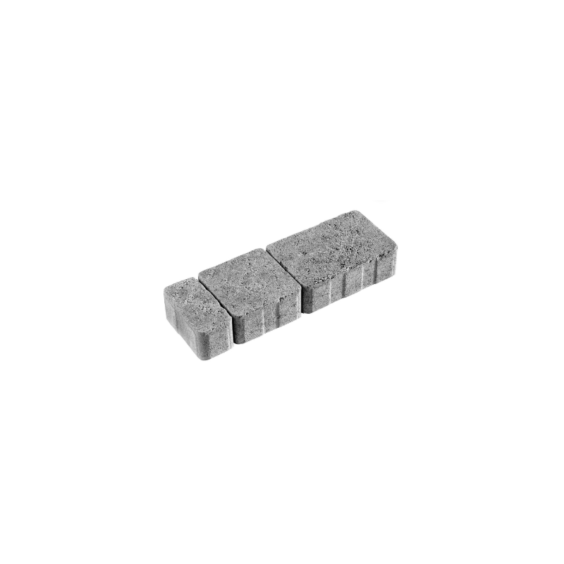 Pavé multi tépia gris nuancé ép 6 cm