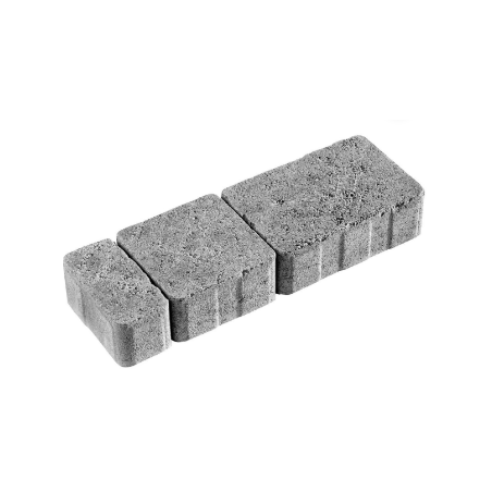 Pavé multi tépia gris nuancé ép 6 cm