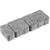 Pavé multi tépia gris nuancé ép 6 cm