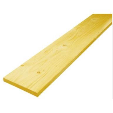 Planche sapin traité 27 x 150 - longueur 4 m -...