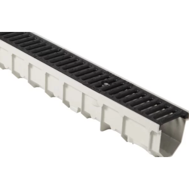 Caniveau meafluid 100 1 m x 13.6 grille fonte B125