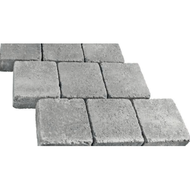 Pavé médiéval 12 x 12 x 6 gris nuancé