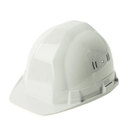 Casque de chantier blanc