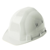 Casque de chantier blanc