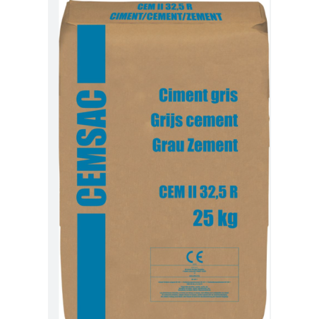 Ciment standard 32.5 sac de 25 kg norme